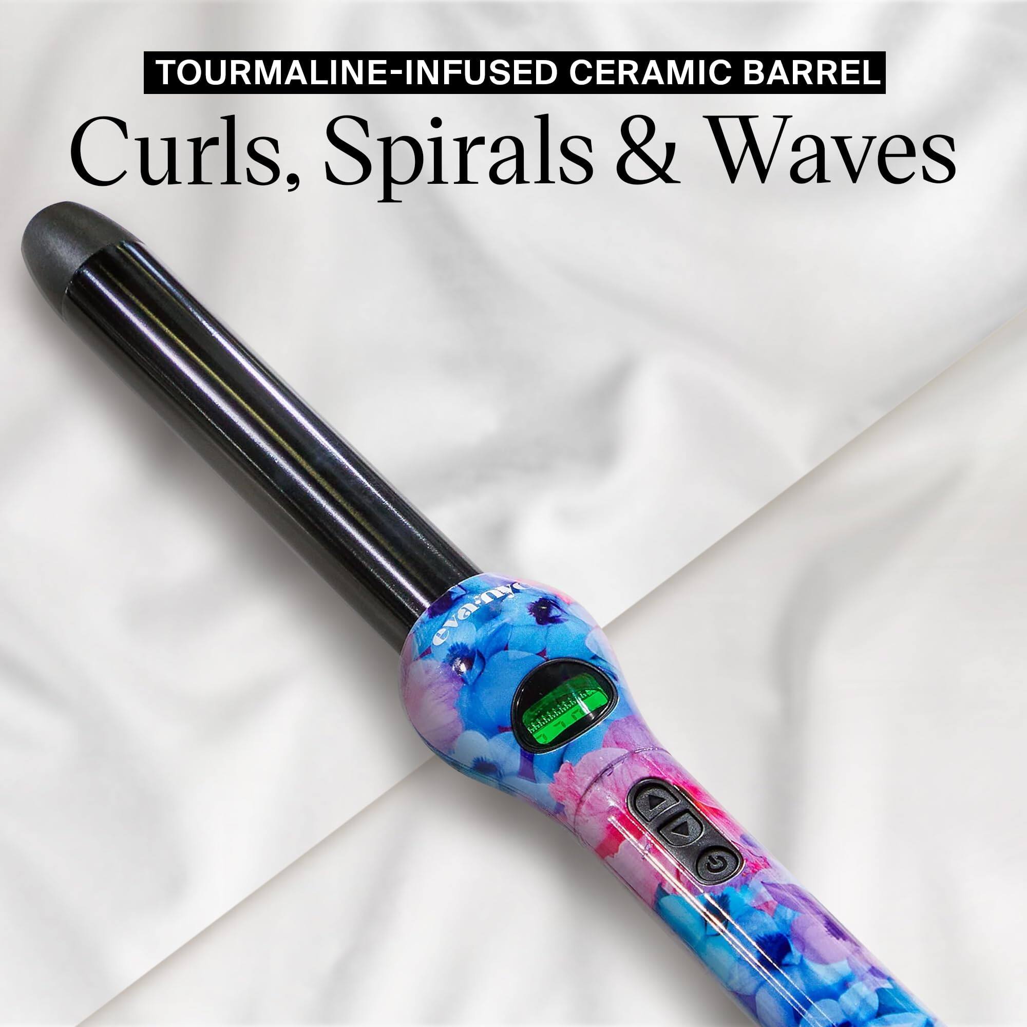 TOURMALINE-INFUSED CERAMIC BARREL

Curls, Spirals & Waves