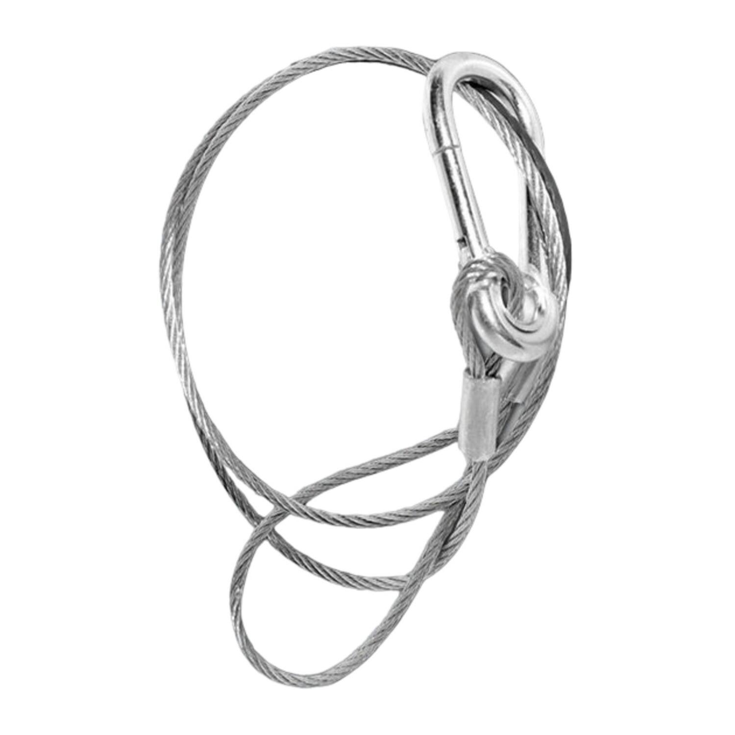 Back. CHAUVET DJ - Chauvet DJ CHA-CH05 Safety Steel Cable for DJ Lights with Carabiner.