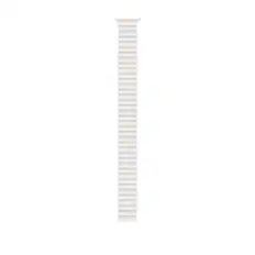 Front. Apple - Apple Watch Band - Ocean Band (49mm) - White - Extension - White.