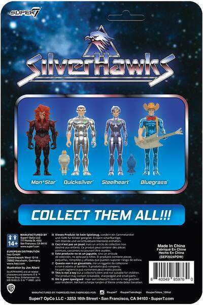 Steelheart : SilverHawks Ultimates - I falchi d'argento | Super7 Steelheart : SilverHawks Ultimates - I falchi d'argento | Super7