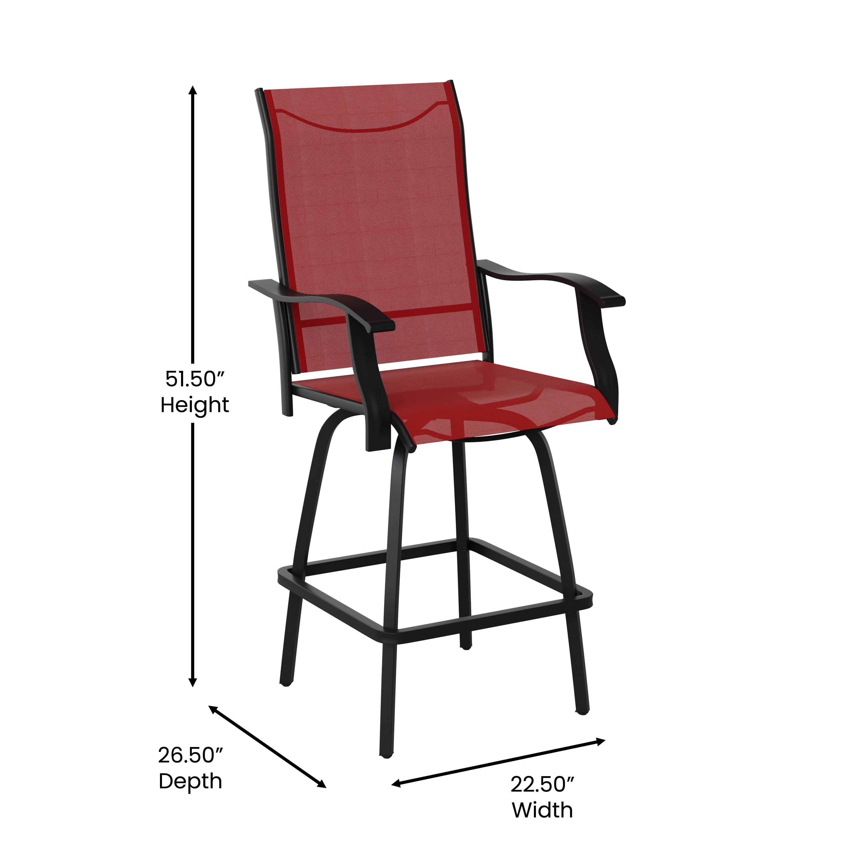 51.50" Height 26.50" Depth 22.50" Width