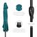 Self-adhering strap secures the umbrella for easy storage
Threaded connector protects the pole from bending and breaking