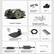 - SPARE BLADES X9 AND BOLTS X9
- CLIP X2
- ROBOTIC MOWER
- REFERENCE ANTENNA ANTENNA INSTALLATION KIT
- CHARGING STATION AND INSTALLATION KIT
- 32 FT LOW-VOLTAGE CABLE X2
- CABLE STAPLES X20
- POWER SUPPLY ADAPTER FOR CHARGING STATION (29V)
- POWER SUPPLY ADAPTER FOR REFERENCE ANTENNA (12V)
- HEX KEY X1