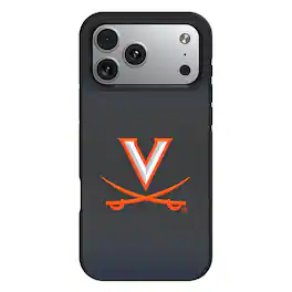 Keyscaper - NCAA - Virginia Cavaliers Bump Case with 8.2ft Drop Protection - 15 - Black