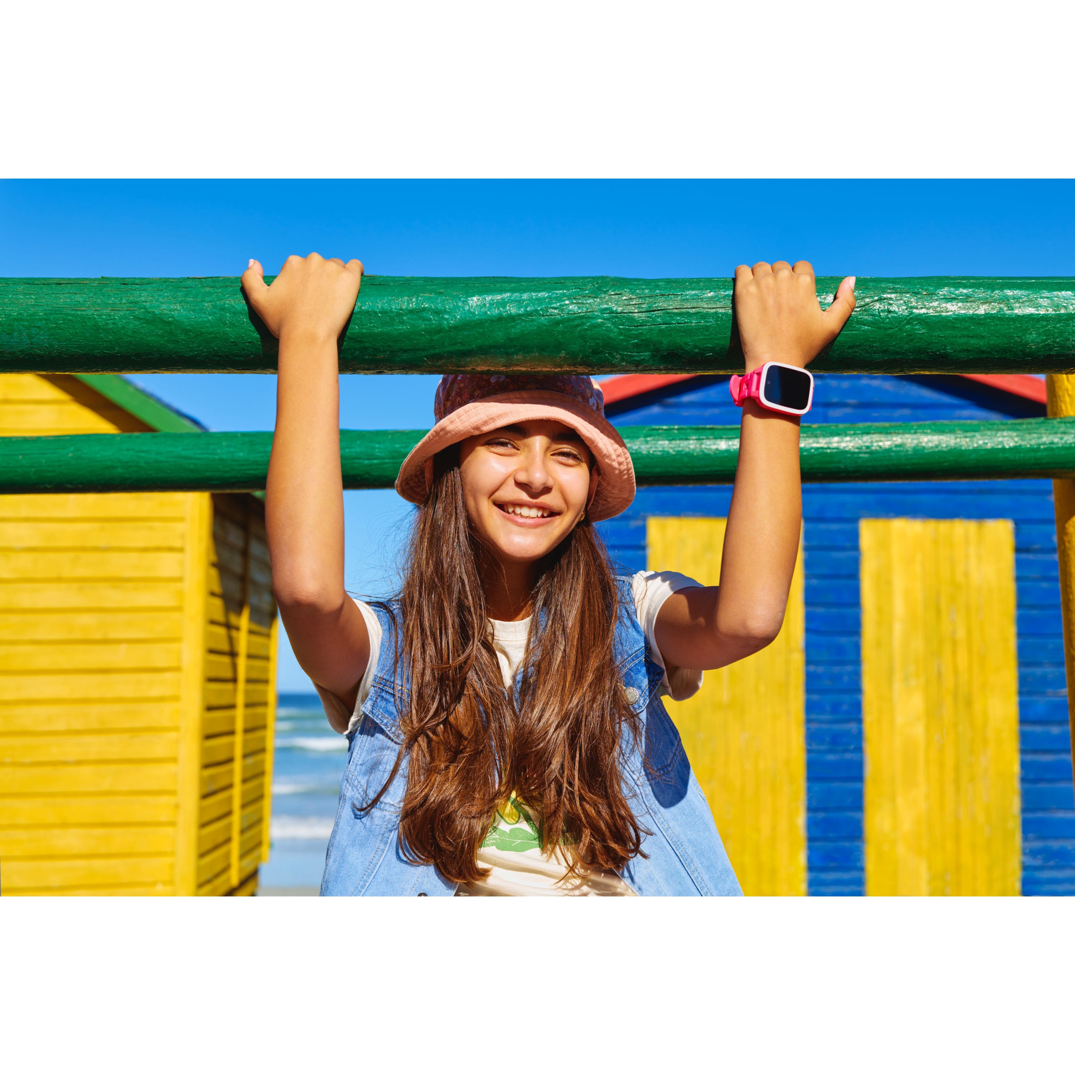 Alt View 6. Xplora - Kids' XGO3 (GPS + Cellular) Smart Watch 42mm Calls, Messages, SOS, GPS Tracker, Camera, Step Counter, SIM Card - Black.