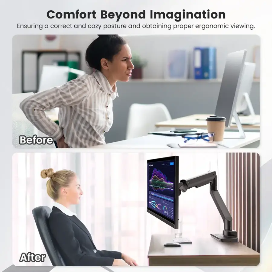 Comfort Beyond Imagination: Ensuring a correct and cozy posture and obtaining proper ergonomic viewing. Before: L - - - - - - - - - - - - - - - - - - - - - - - - - - - - - - - - - - - - - - - - - - - - - - - - - - - - - - - - - - - - - - - - - - - - - - - - - - - - - - - - - - - - - - - - - - - - - - - - - - - - - - - - - - - - - - - - - - - - - - - - - - - - - - - - - - - - - - - - - - - - - - - - - - - - - - - - - - - - - - - - - - - - - - - - - - - - - - - - - - - - - - - - - - - - - - - - - - - - - - - - - - - - - - - - - - - - - - - - - - - - - - - - - - - - - - - - - - - - - - - - - - - - - - - - - - - - - - - - - - - - - - - - - - - - - - - - - - - - - - - - - - - - - - - - - - - - - - - - - - - - - - - - - - - - - - - - - - - - - - - - - - - - - - - - - - - - - - - - - - - - - - - - - - - - - - - - - - - - - - - - - - - - - - - - - - - - - - - - - - - - - - - - - - - - - - - - - - - - - - - - - - - - - - - - - - - - - - - - - - - - - - - - - - - - - - - - - - - - - - - - - - - - - - - - - - - - - - - - - - - - - - - - - - - - - - - - - - - - - - - - - -