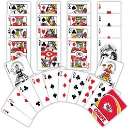 MasterPieces - Kansas City Chiefs NFL Playing Cards - Red