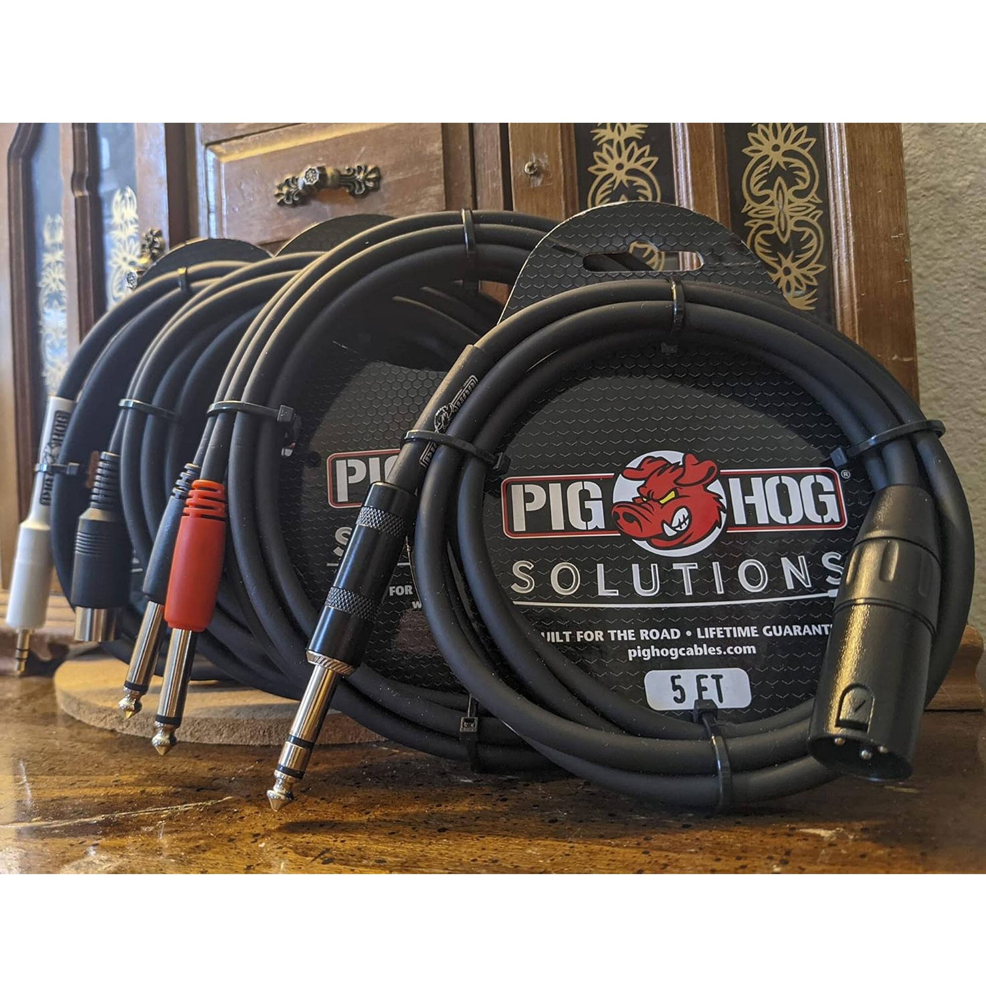 PIG HOG SOLUTIONS  
UILT FOR THE ROAD • LIFETIME GUARANT  
pighogcables.com  
5 FT