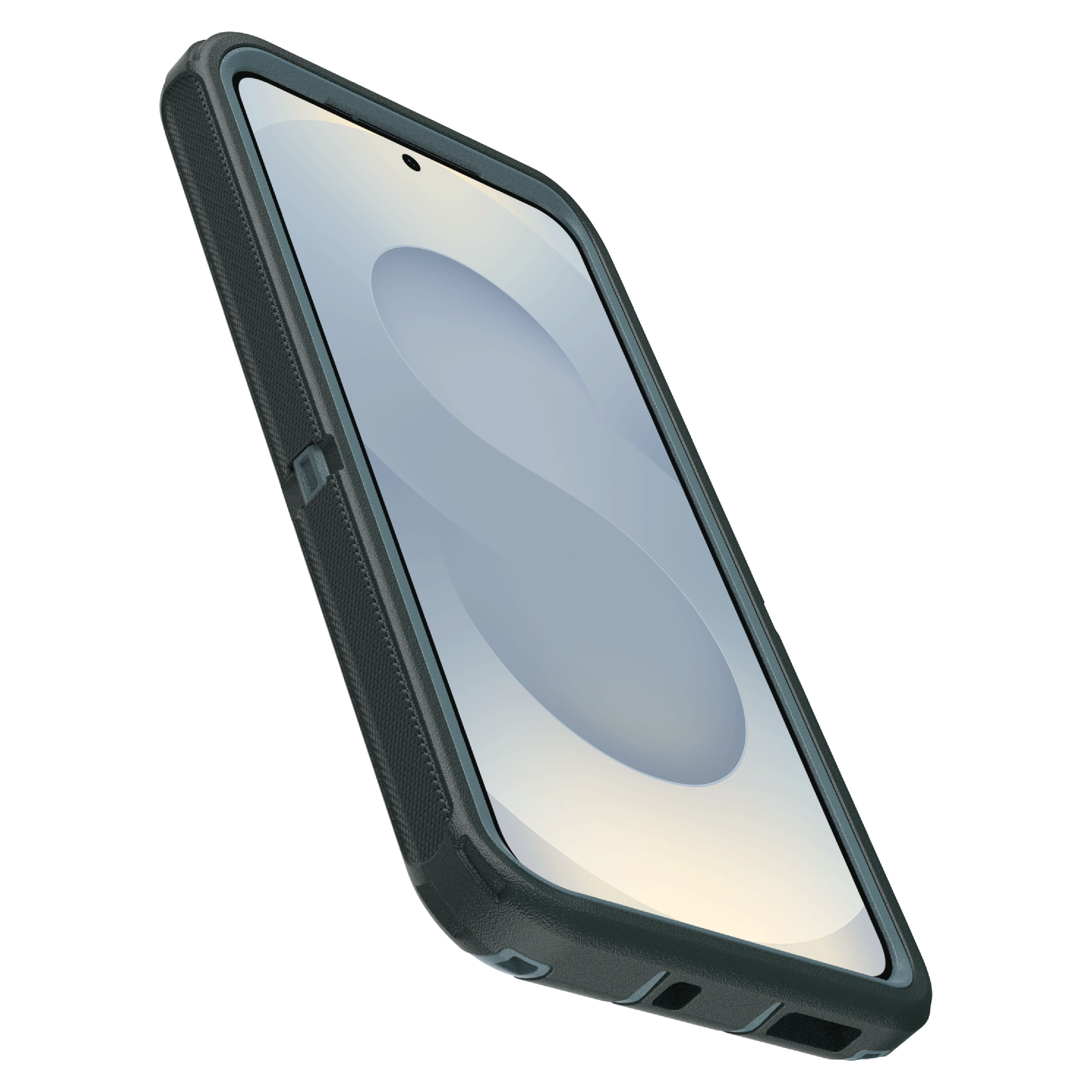 Left. OtterBox - Defender Series Pro Hard Shell for Samsung Galaxy S25 - Green.