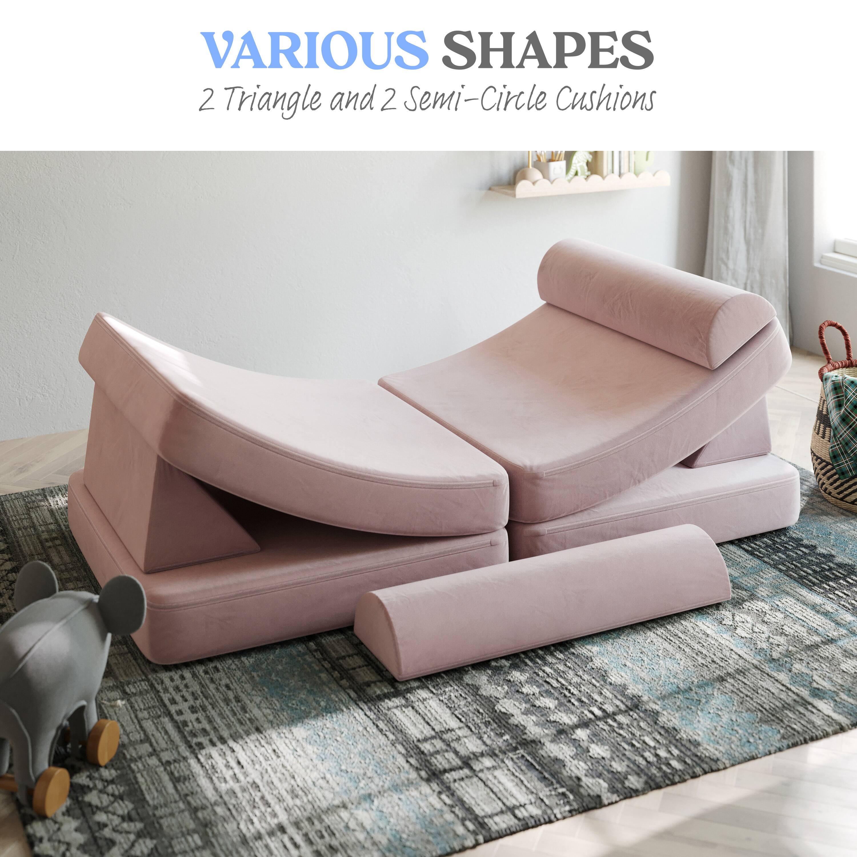 VARIOUS SHAPES  
2 Triangle and 2 Semi-Circle Cushions