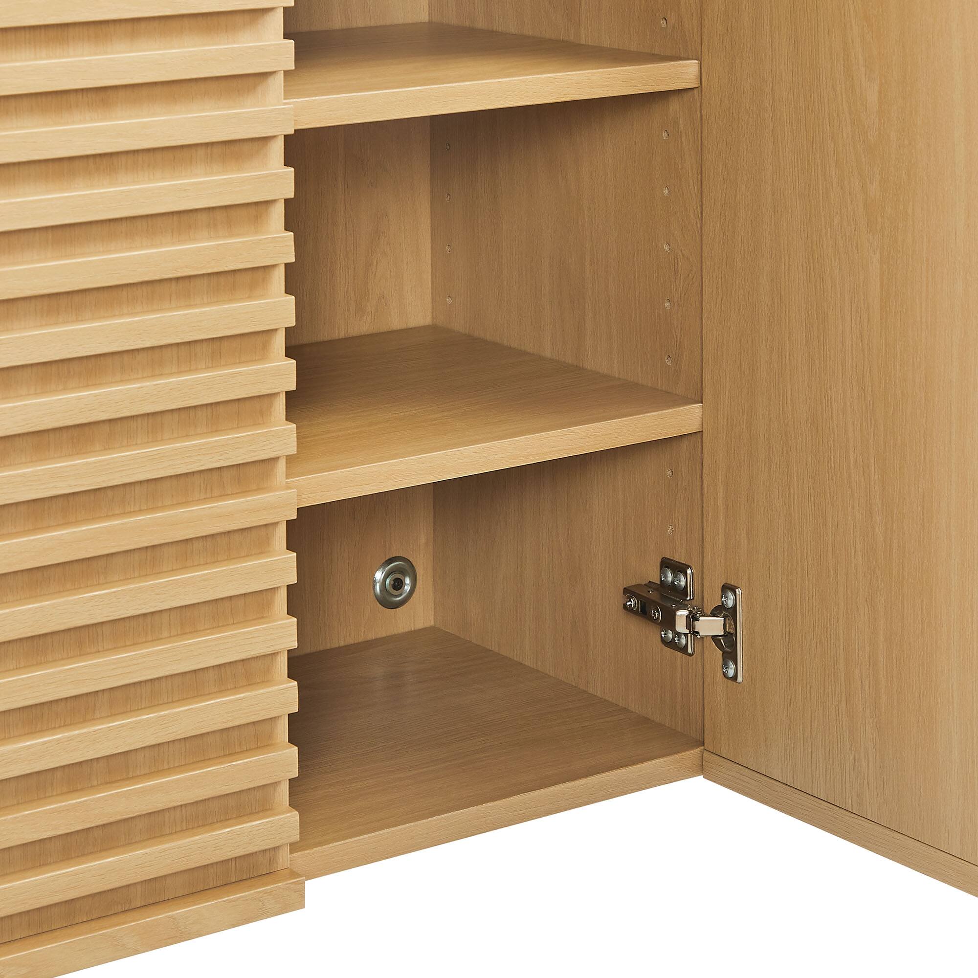 Alt View 7. Modway - Render Bathroom Cabinet Set by Modway - Oak.