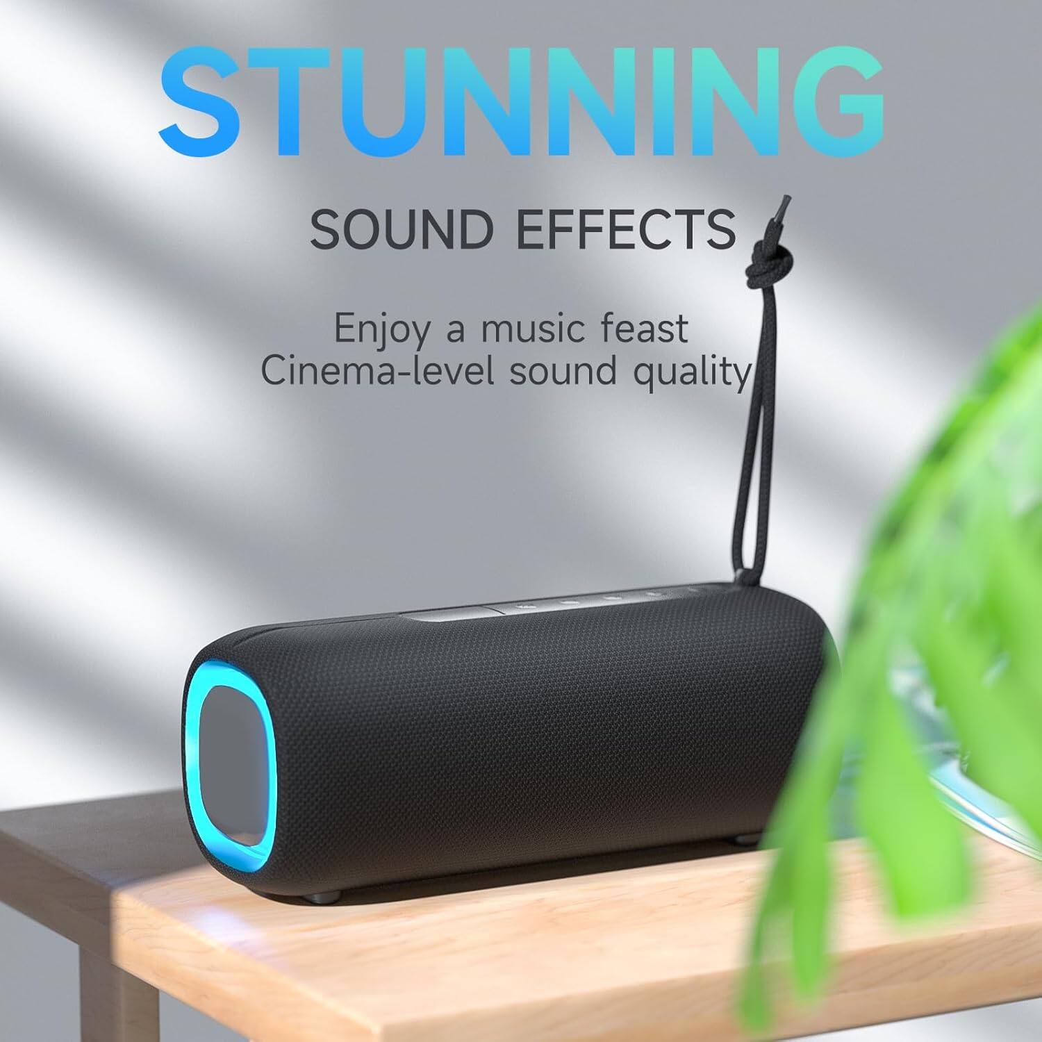 STUNNING  
SOUND EFFECTS  

Enjoy a music feast  
Cinema-level sound quality