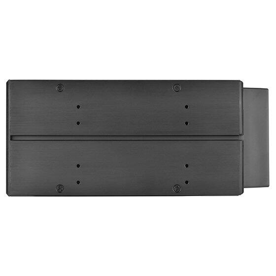 Back. SilverStone - SST-FS303B-12G Two 5.25" device bay to three 3.5" SAS-12G / SATA 6Gbit/s trayless hot-swap cage - Black.