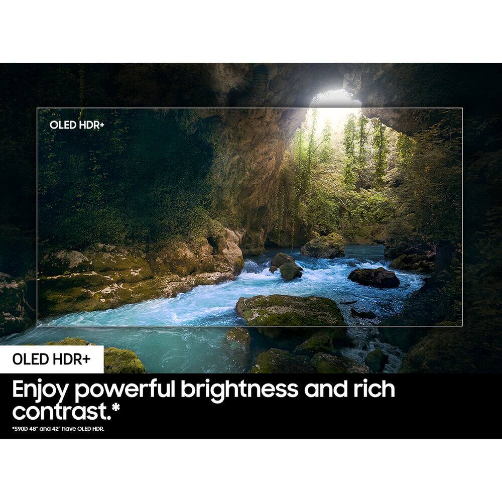 OLED HDR+  
Enjoy powerful brightness and rich contrast.*  
*59" 48" and 42" have OLED HDR.