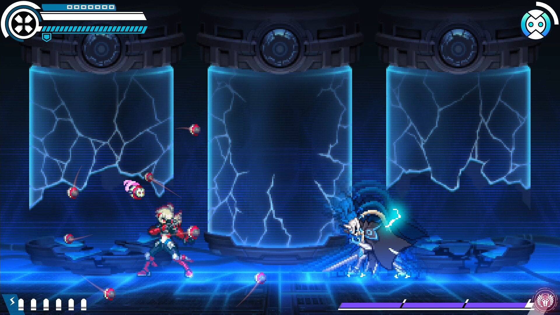Alt View 7. Inti Creates - Gunvolt Chronicles: Luminous Avenger iX [PlayStation 4].