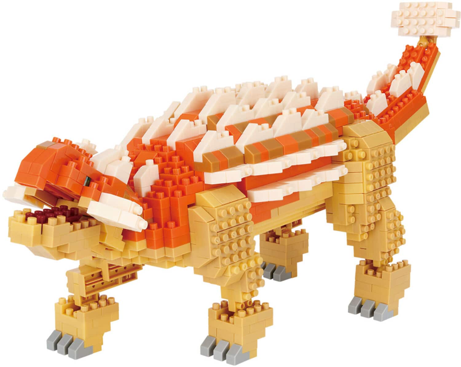 Bandai - Nanoblock - Dinosaur - Advanced Hobby Series - Ankylosaurus Deluxe Edition Building Kit - COLLECTIBLES - Multicolor price history on PriceWatchPro