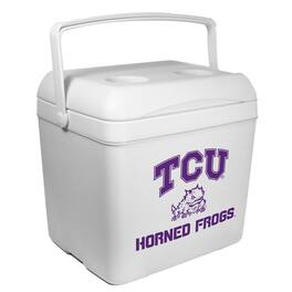 Indigo Falls - TCU Horned Frogs 24-Can Tailgate Cooler - White