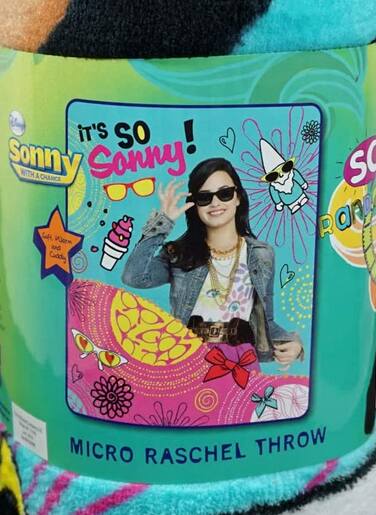 It's So Sonny!  
Sonny with a Chance  

Soft, Warm, and Cuddly  

Micro Raschel Throw  

Sonny with a Chance