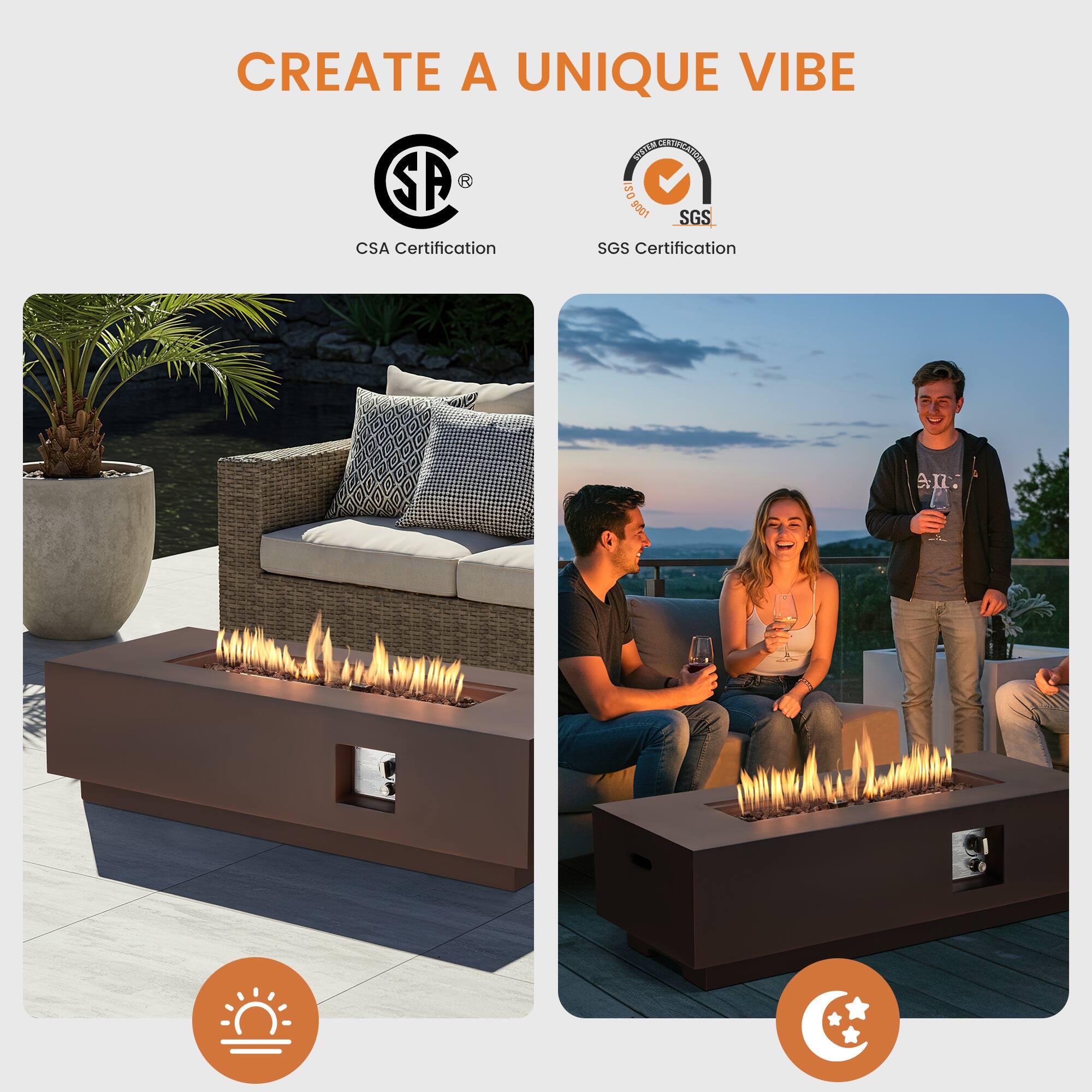 CREATE A UNIQUE VIBE

CSA Certification

SGS Certification