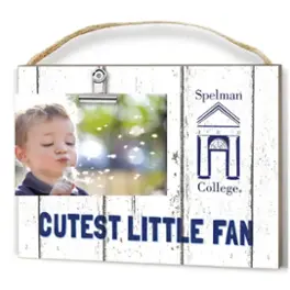 Jardine - Spelman College Jaguars 8'' x 10'' Cutest Little Weathered Logo Clip Photo Frame - White