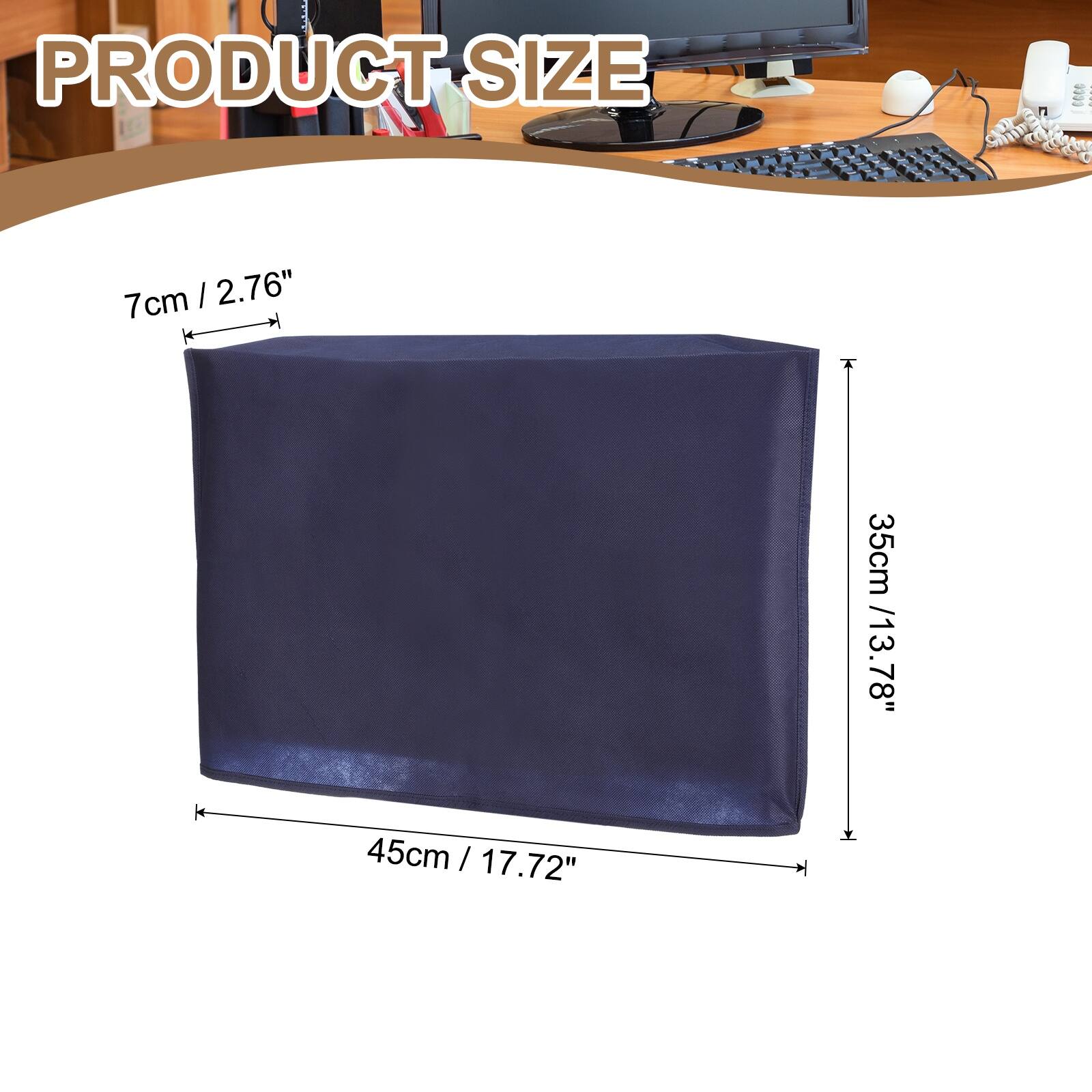 PRODUCT SIZE  
7cm / 2.76"  
35cm / 13.78"  
45cm / 17.72"