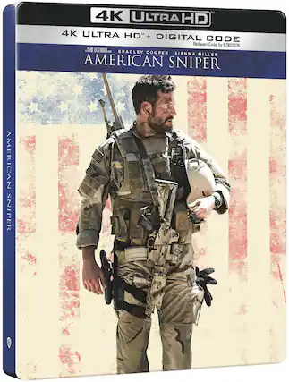 Front. American Sniper (Steelbook) - 4K Blu-Ray.