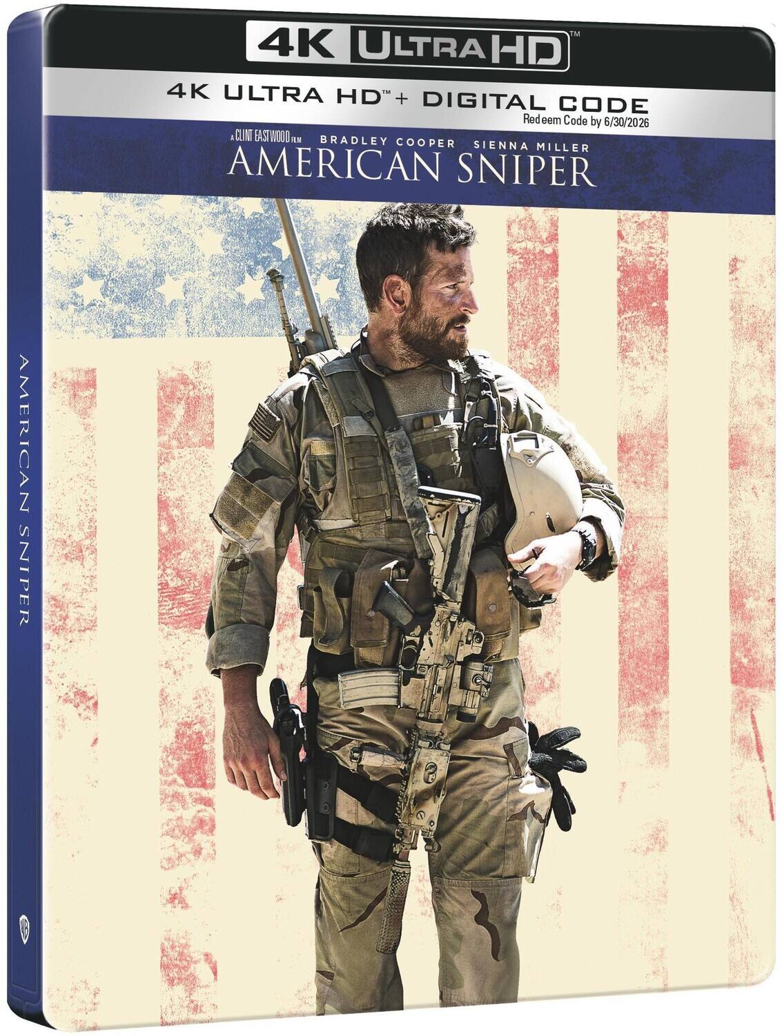 American Sniper (Steelbook)   - 4K Blu-Ray [4K Ultra HD Blu-ray]