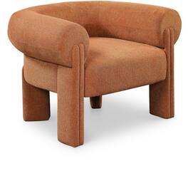 Meridian Furniture - Stefano Cognac Polyester Fabric Accent Chair - Brown