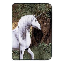 Shavel Home Products - Shavel Hi Pile High Quality Luxurious And Incredibly Soft Warm Snuggly Throw Jumbo 60x80" - Unicorn