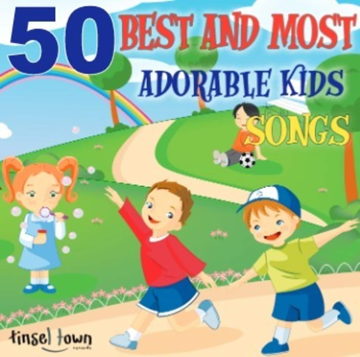 Tinsel Town Kids - 50 Best & Most Adorable Kids Songs  - COMPACT DISCS