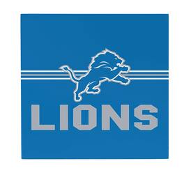 Evergreen Enterprises - Detroit Lions 12" x 12" Wood Wall Sign - Multicolor