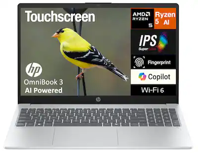 HP OmniBook 3 Laptop 15.6 FHD (AMD Ryzen AI 5 330, 16GB DDR5, 1TB HP OmniBook 3 Laptop 15.6 FHD (AMD Ryzen AI 5 330, 16GB DDR5, 1TB
