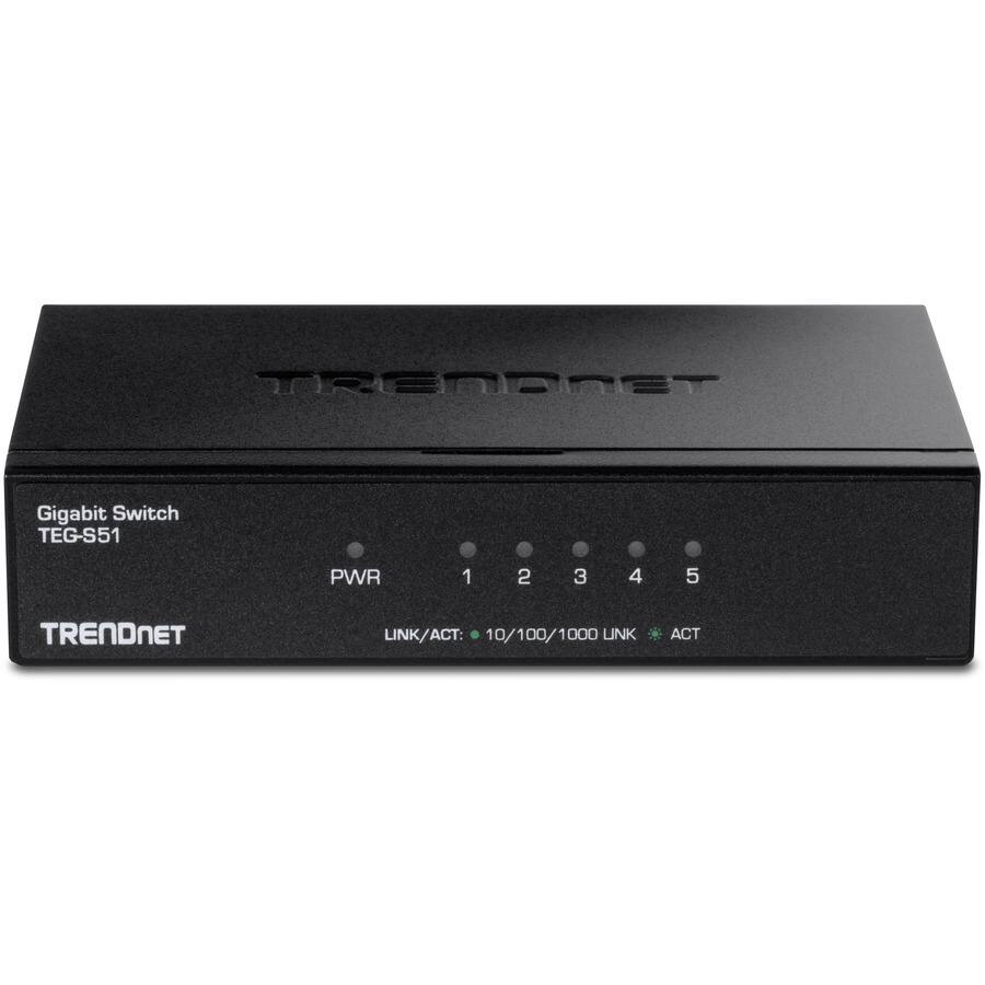 TRENDNET Gigabit Switch TEG-S51

PWR 1 2 3 4 5

LINK/ACT: 10/100/1000 UNK ACT
