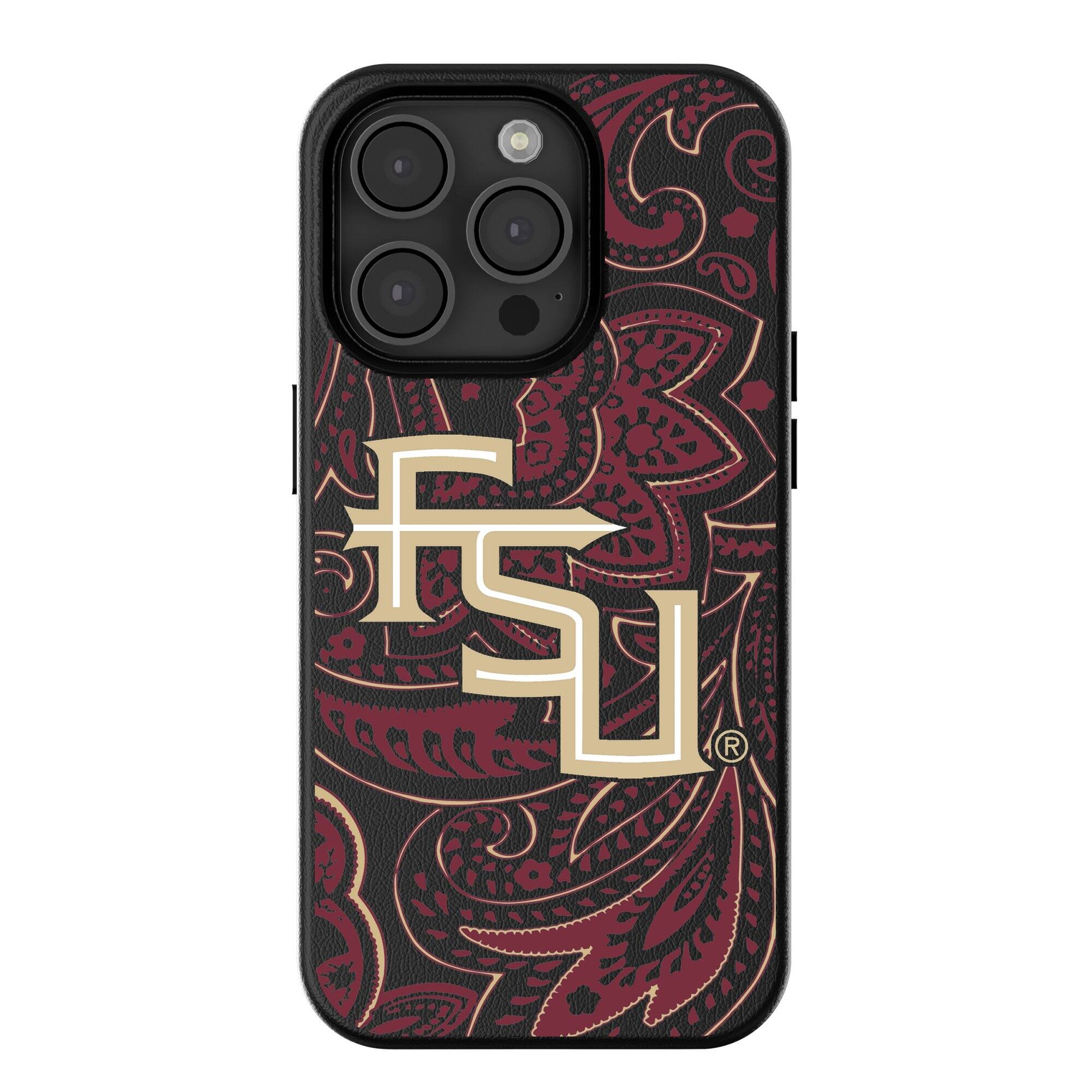 Keyscaper - NCAA - Florida State Seminoles Paisley iPhone Magnetic Bump Case - 15 Plus - Black price history on PriceWatchPro