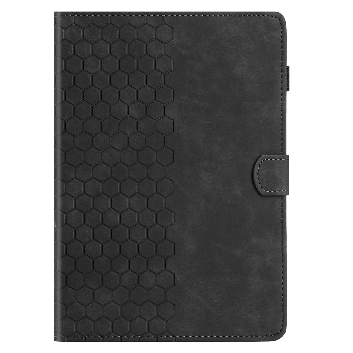 Alt View 1. Dteck - Embossed Folio Case for Apple iPad mini (A17 Pro) 2024 / iPad mini 7th/6th Gen,Faux Leather Card Slots Stand Cover - Black.