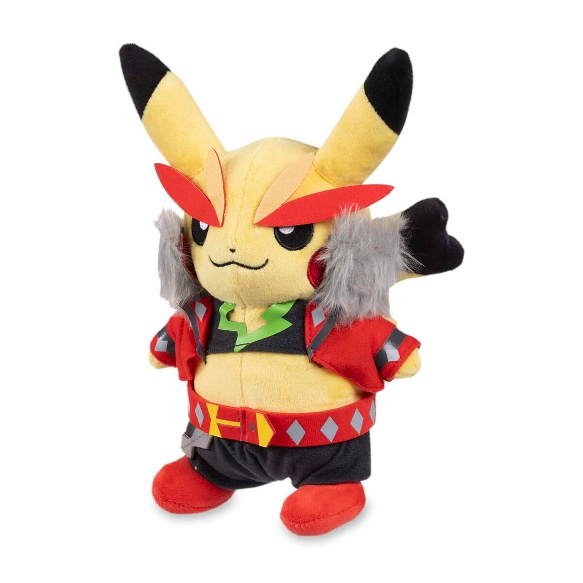 Pokémon Pokemon Center Cosplay Pikachu: Pikachu Rock Star Poké Plush 9 ...