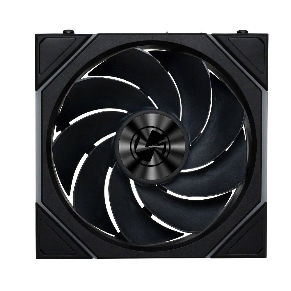Alt View 2. Lian Li - UNI FAN TL 120 Wireless 120mm ARGB Case Fan Reverse Blade Single Black - Black.