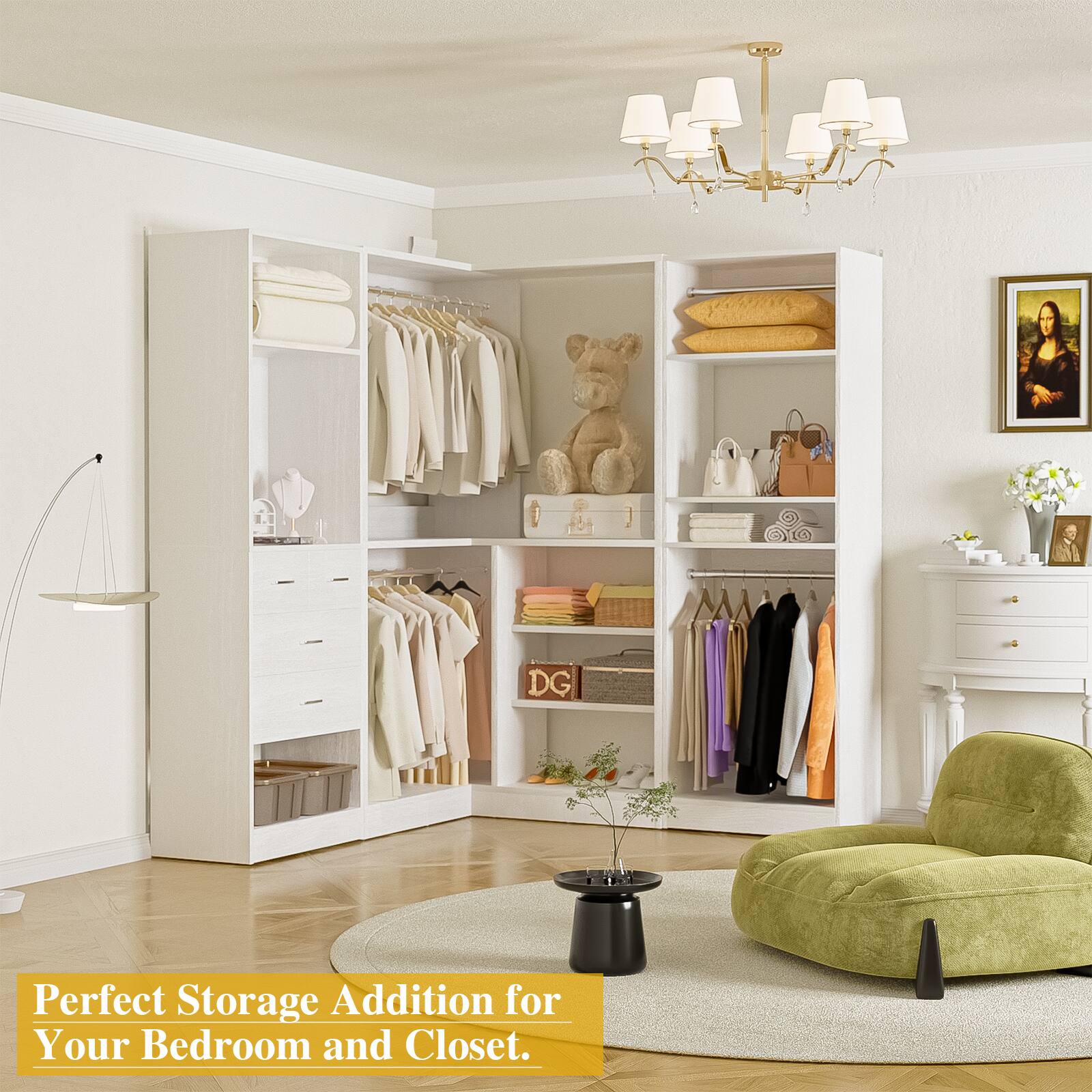 Perfect Storage Addition for Your Bedroom and Closet.