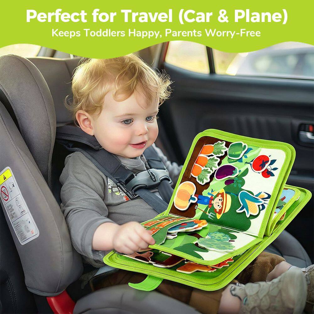 Perfect for Travel (Car & Plane)  
Keeps Toddlers Happy, Parents Worry-Free