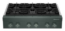 KitchenAid 36-inch 6-Burner Gas Commercial-Style Rangetop - Juniper
