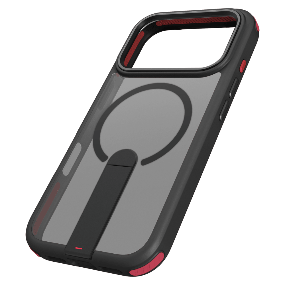 Alt View 3. Prodigee - Formula K1 Kickstand Case for MagSafe for Apple iPhone 17 Pro - Smoke.