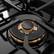 Alt View 10. ZLINE - 30 in. Wide 4 Burner 4.2 cu. ft. Freestanding Paramount Gas DuoPro Range with Convection Oven - Satin Steel/Black Matte.