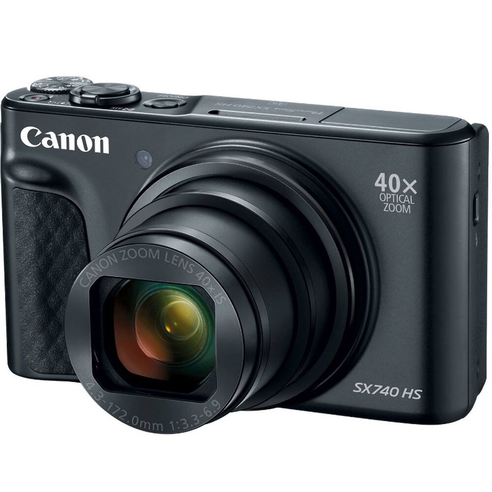 Canon Zoom Lens 40x IS  
40x Optical Zoom  
17.2-172.0mm 1:3.3-6.9  
SX740 HS