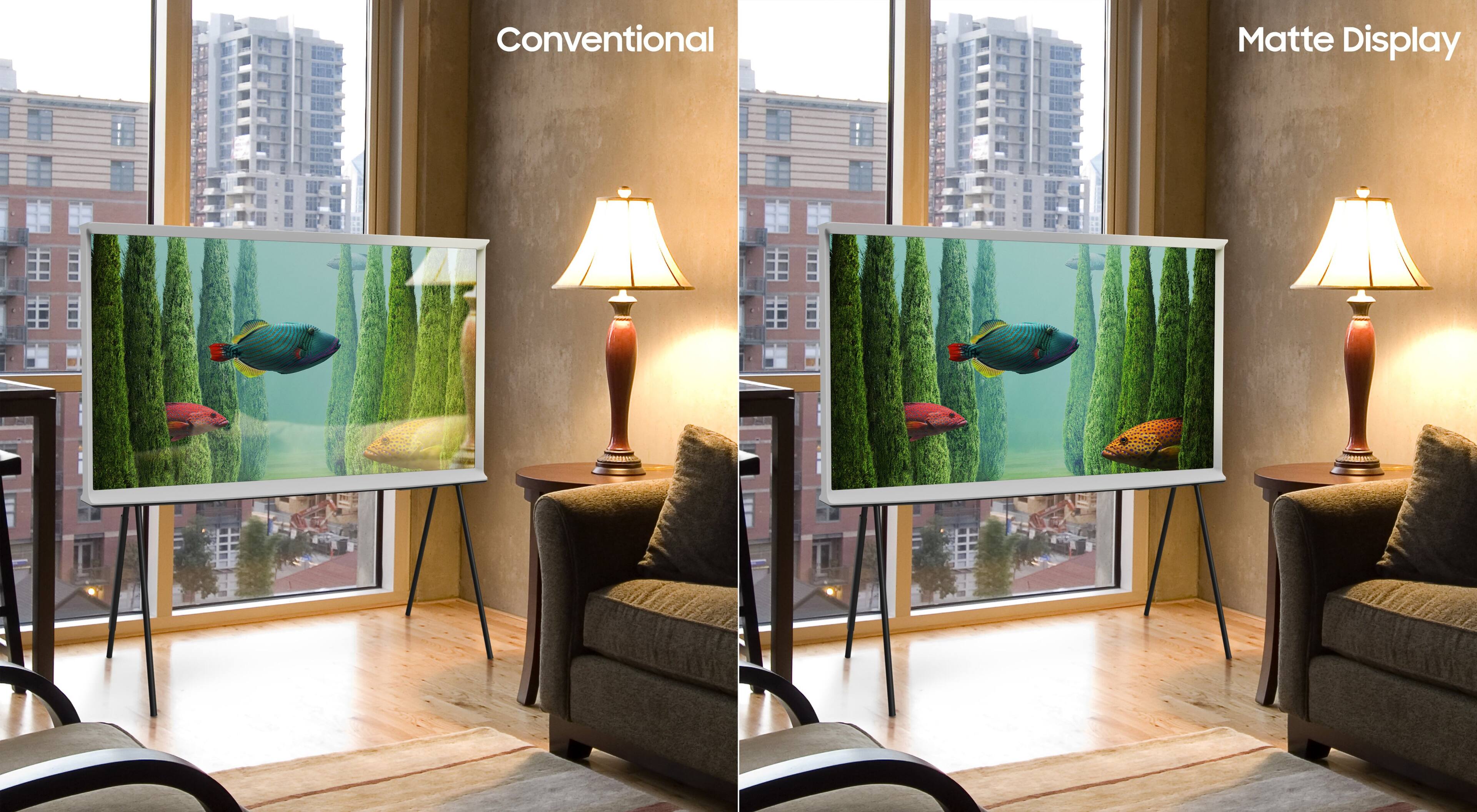 Alt View 17. Samsung - 65" Class The Serif QLED 4K Smart TV (2022) - White.