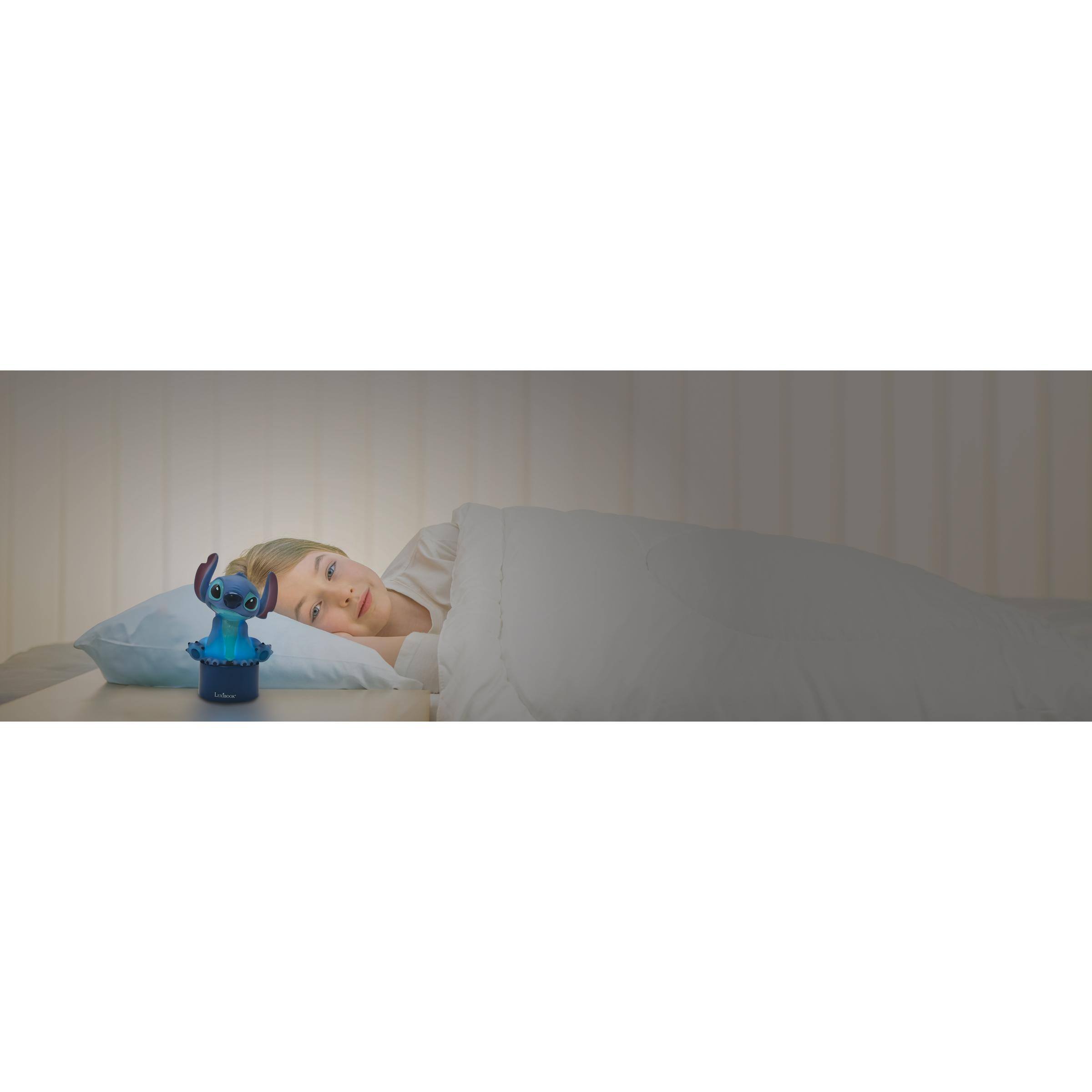 Alt View 4. Lexibook - Disney Stitch Nightlight with Speaker.