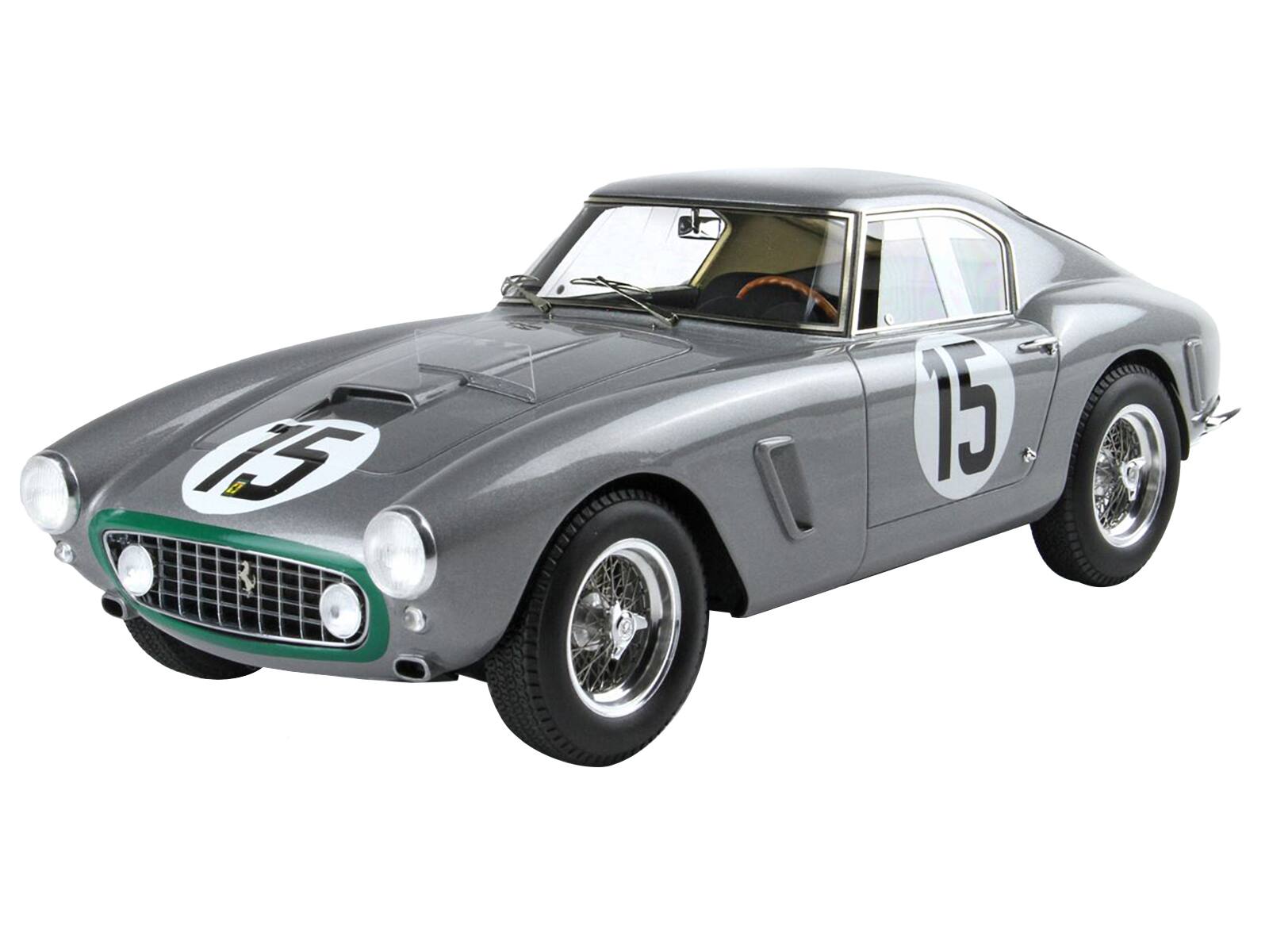 Alt View 1. BBR - Ferrari 250 SWB #15 "24 Hours of Le Mans" (1960) with DISPLAY CASE Limited Edition to 99 pieces 1/18 Model Car by BBR.