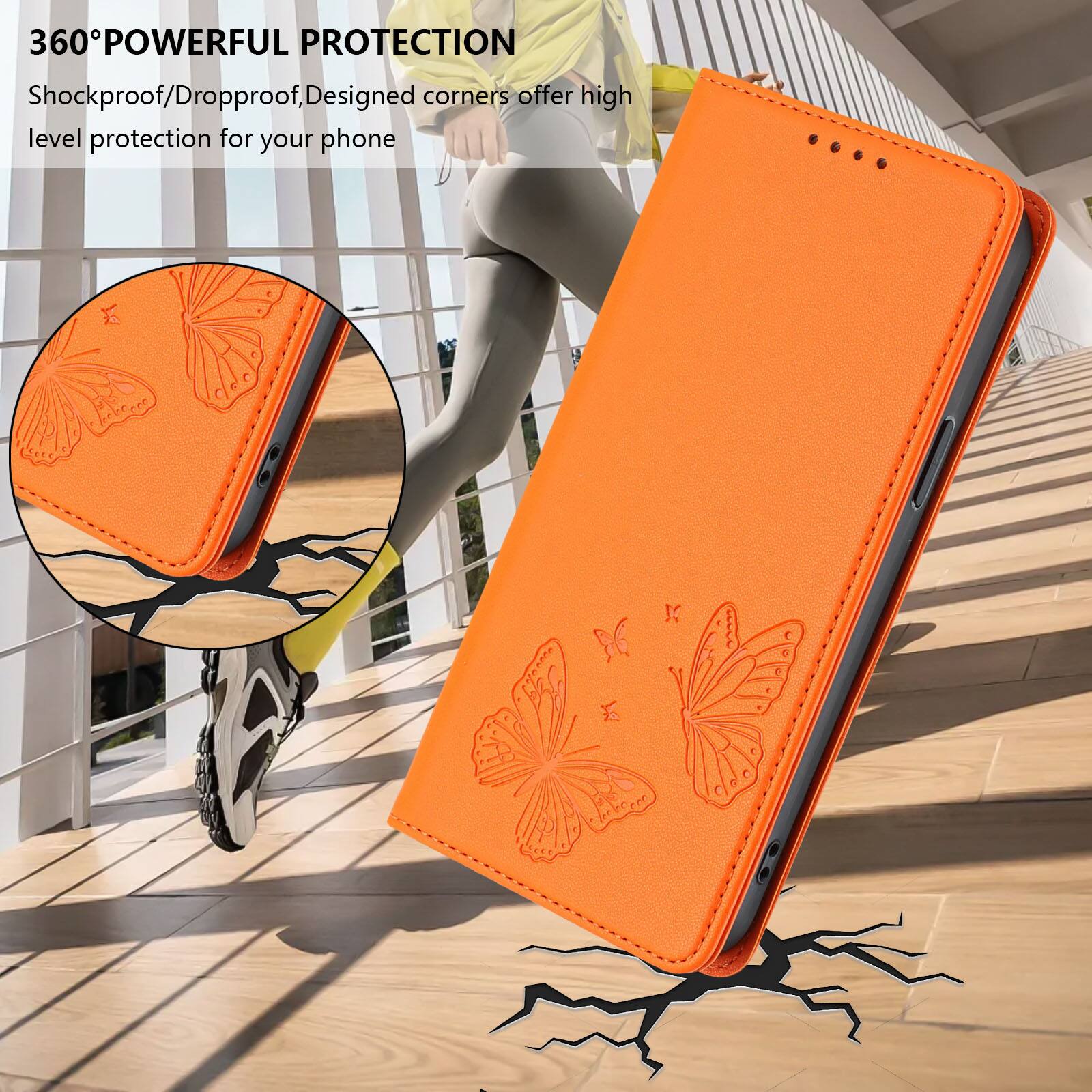 360° POWERFUL PROTECTION  
Shockproof/Dropproof, Designed corners offer high level protection for your phone