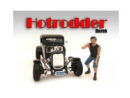 "Hotrodders" Derek Figure For 1:18 Scale Models by American Diorama - Multi