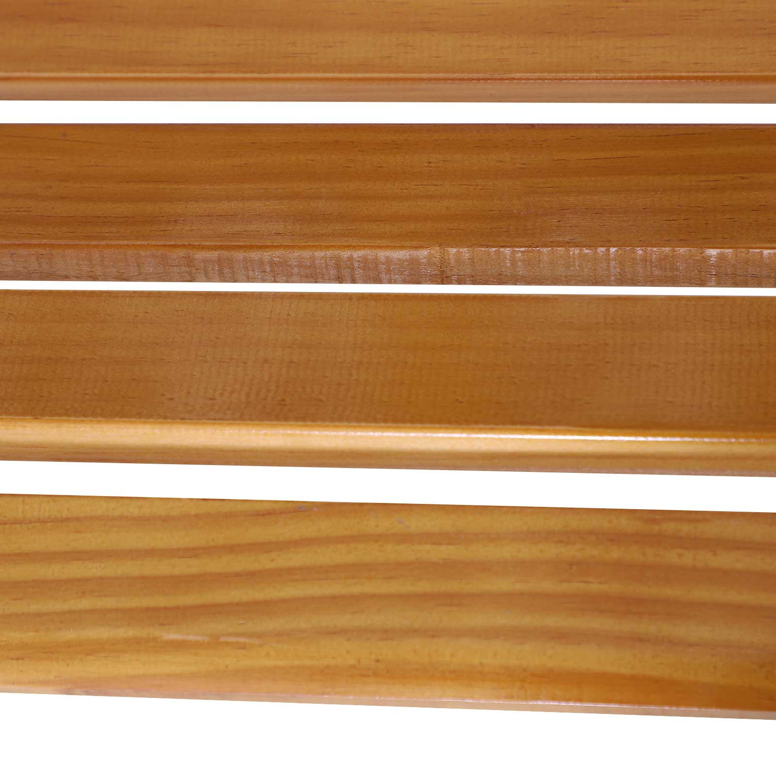 Alt View 5. Outsunny - Outsunny 50" Outdoor Garden Bench, Patio Bench with Wood Seat, Porch Bench with Antique-Like Flourishes - Teak.