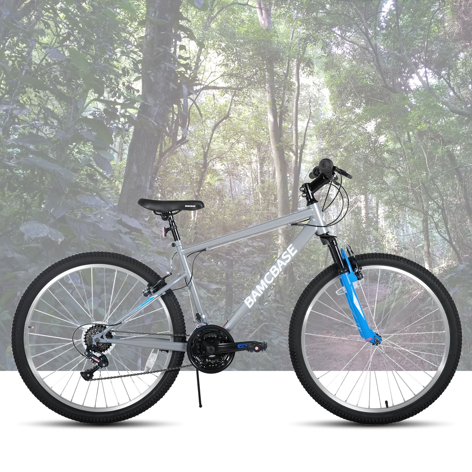 HILAND BAMCBASE Agave 26 inch Mountain Bike with Hi Ten Steel